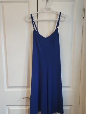 Calvin Klein Blue Spaghetti Strap Dress